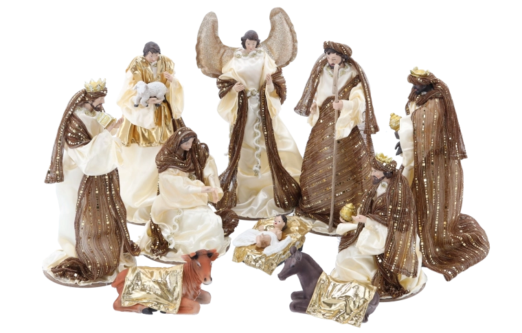 Complete kerststal voor een direct op te zetten kerstsfeer