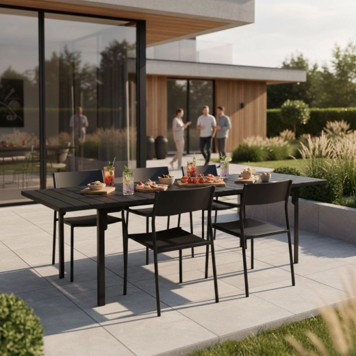 Comfortabele zitplaatsen voor maximaal 12 personen