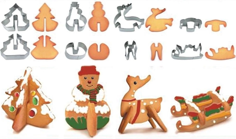 Maak indrukwekkende 3D kerstkoekjes