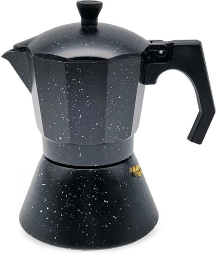 Maestro granieten moka-pot voor espresso 300 ml (6 kopjes)