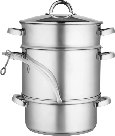 Roestvrijstalen stoomsapmaker 5 l