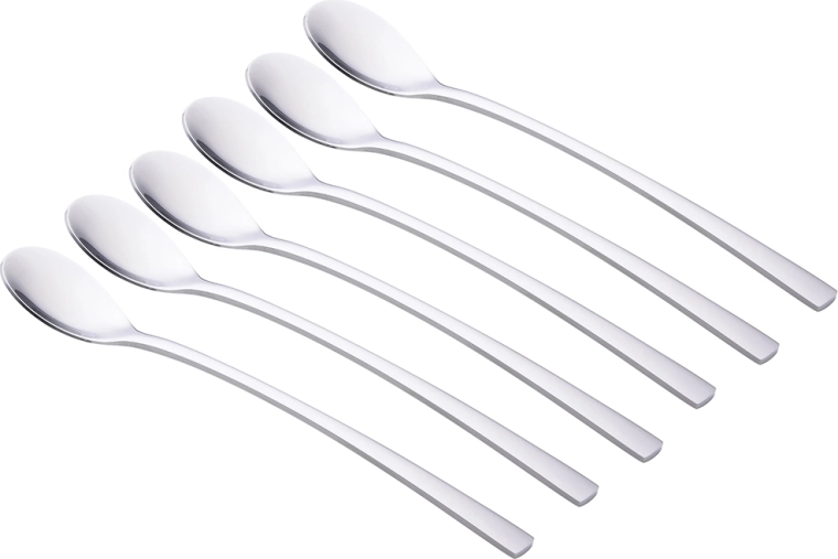 Lange steel voor hoge glazen