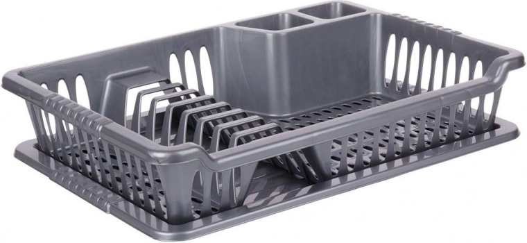 Uitneembare lekbak voor een schoon aanrecht