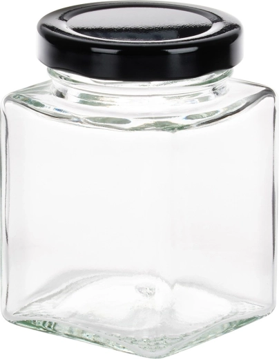 Hoogwaardig helder glas en afsluitende deksels