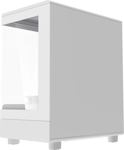 Gehard glas en nette kabelmanagement