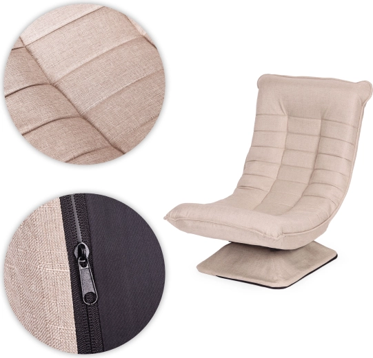 Afneembare hoes van linnen stof