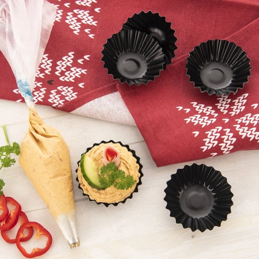 Diameter 7 cm ideaal voor mini-desserts en fingerfood
