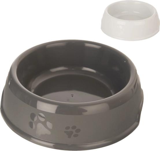 Plastic voerbak voor honden 1,05 l (mix kleuren)