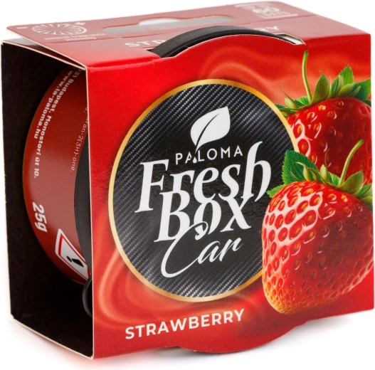 Luchtverfrisser voor in de auto Paloma Fresh box aardbei 25 g