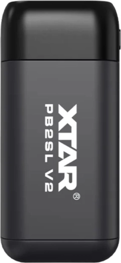 XTAR PB2SL V2 oplader en powerbank voor Li-ion cellen