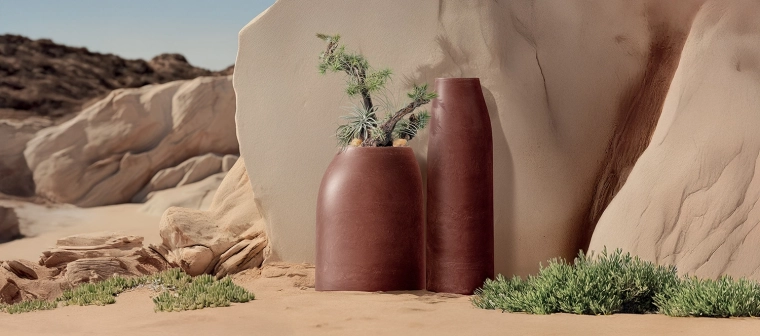 Hoge slanke vorm voor een effectvolle presentatie van planten