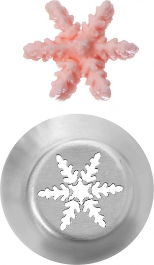 Precieze sneeuwvlokpatronen met één druk