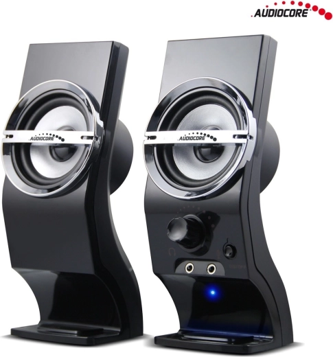 Computerluidsprekers Audiocore AC805 USB 6 W zwart