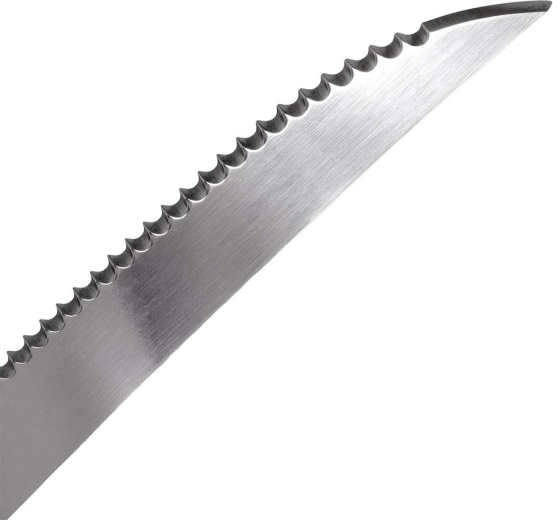 Precies gekarteld lemmet van roestvrij staal