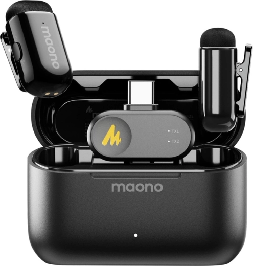 Draadloze microfoon Maono WM622 PC2 voor iPhone en iPad