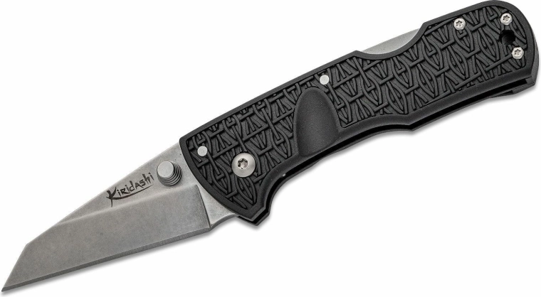Cold Steel Kiridashi zakmes 6,4 cm stonewash zwart Griv-Ex