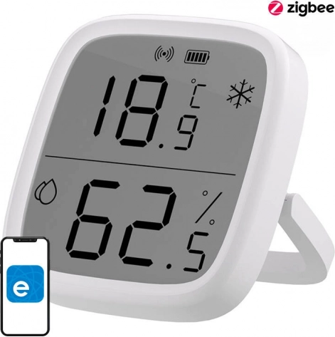 Slimme ZigBee temperatuur- en vochtigheidssensor met LCD Sonoff