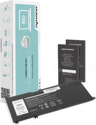 Movano 33YDH-batterij voor Dell Inspiron 15 5587 en 7588, 3600 mAh