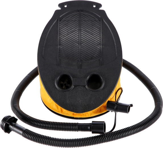 Twee poorten voor opblazen en leeg laten lopen