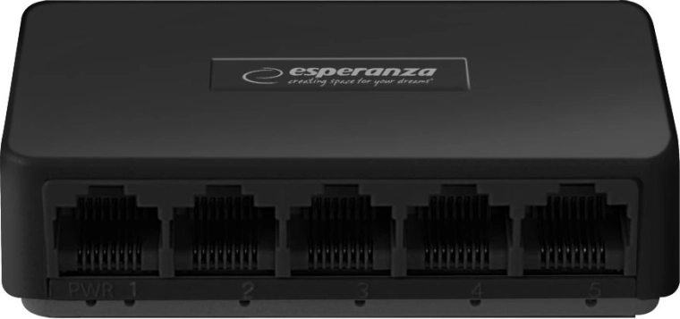Gigabit 5-poortsswitch Esperanza ONYX