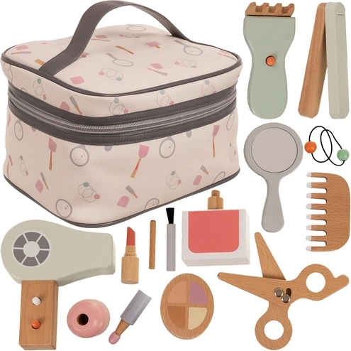 Kruzzel houten kinder-cosmeticaset 17-in-1
