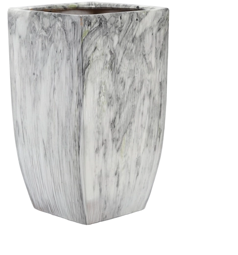 Keramische plantenpot Lindon GARDEN LINE met marmerlook 32,5 × 32,5 × 56 cm
