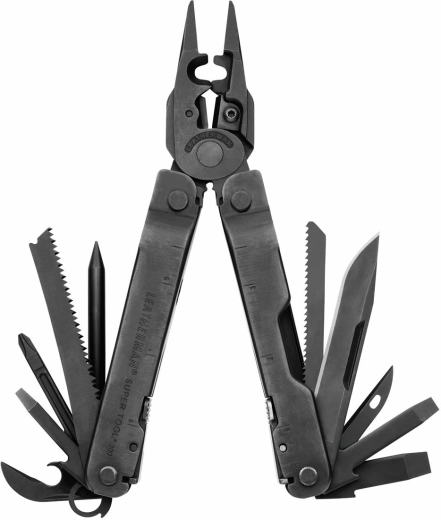 Leatherman Super Tool 300 EOD Black multifunctioneel gereedschap met 19 functies