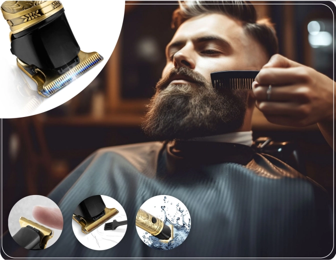 Stalen T‑mes voor precieze contouren en details