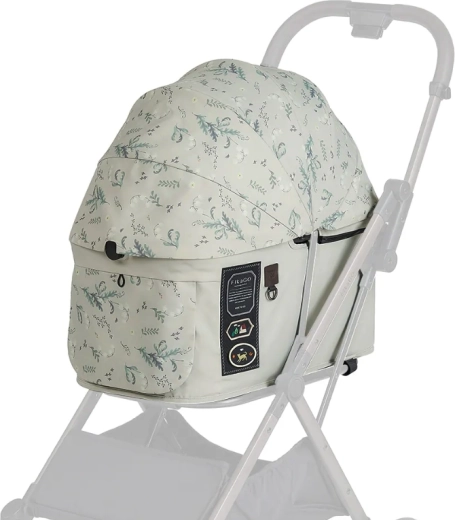 FIKAGO zonnekap en hoes voor kinderwagen FTG2 Blossom Grove