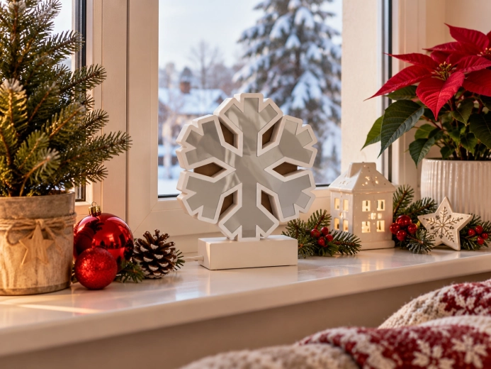 Staande kerstdecoratie