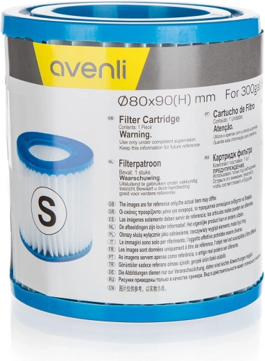 Maat S Ø80 × 90 mm voor compacte filters