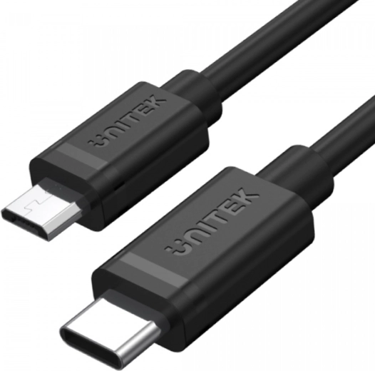 Unitek USB-C naar microUSB 2.0-kabel 1 m