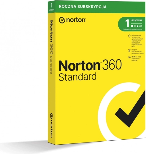 Norton 360 Standaard - Apparaat- en privacybescherming voor 12 maanden