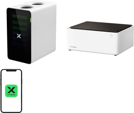 Lasergraveermachine 2 in 1 xTool M1 10W + rookopvanger SafetyPro AP2