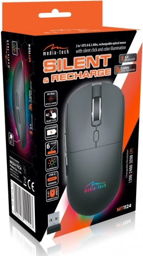 Dual draadloos: Bluetooth 5.0 en 2,4 GHz