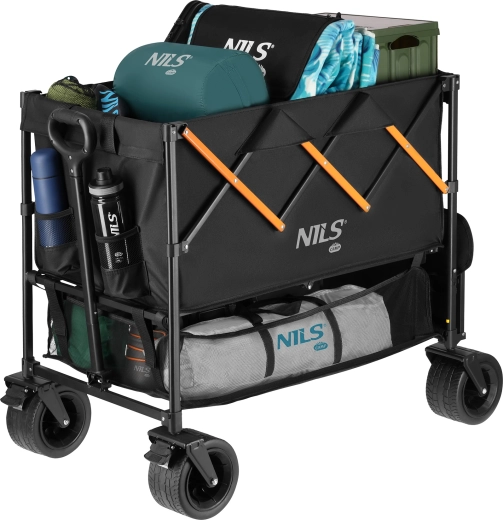Campingwagen NILS Camp NC2607 XXL 160 l zwart-oranje