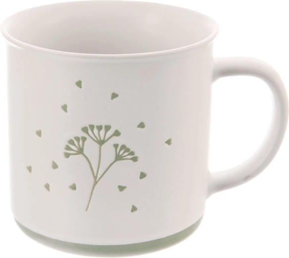 Natuurlijk groen-wit Greenish design