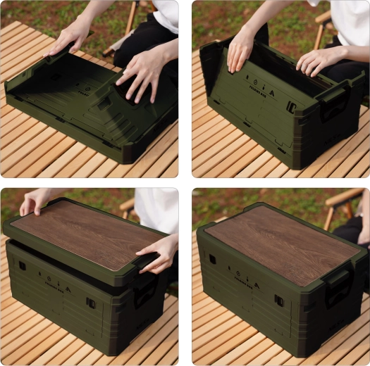 2-in-1: opbergbox en stabiel tafeltje