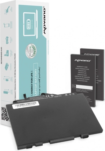 Movano batterij SN03XL voor HP EliteBook 725/820 G3 (4000 mAh, 44 Wh)