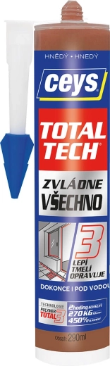 Universele lijm en kit Total Tech 290 ml Ceys – Bruin