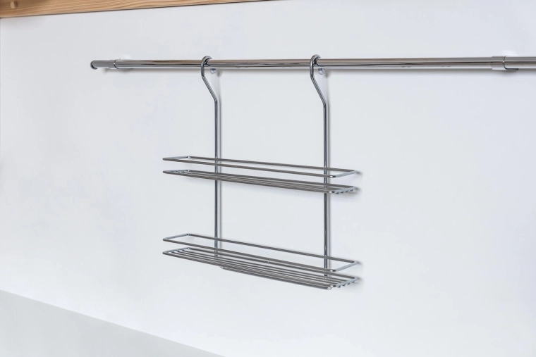 Stevige verchroomde constructie