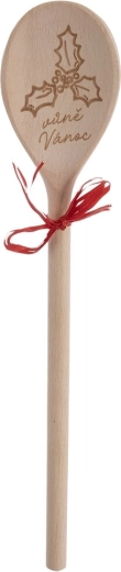Houten ovale lepel Vůně Vánoc 30,5 cm - 1 stuk
