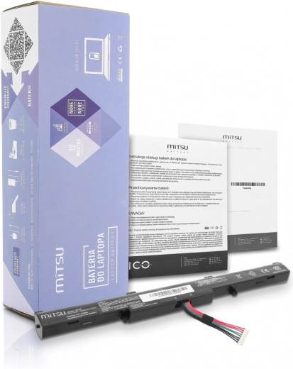 batterij voor Asus A550E, K550E 2200 mAh (33 Wh) 14.4 - 14.8 V