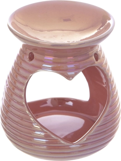 Keramische aromalamp roze parelmoer