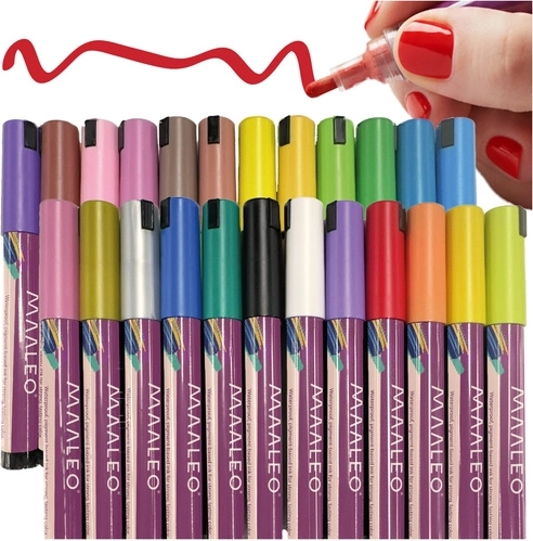 Maaleo acrylstiften 24 kleuren in etui
