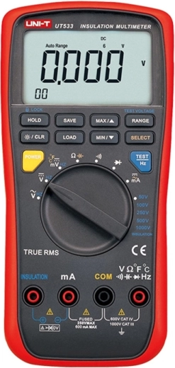 Isolatieweerstandsmeter Uni-T UT533