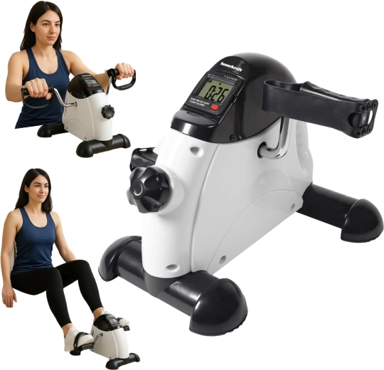 Compact revalidatie-traptrainer 2-in-1, wit