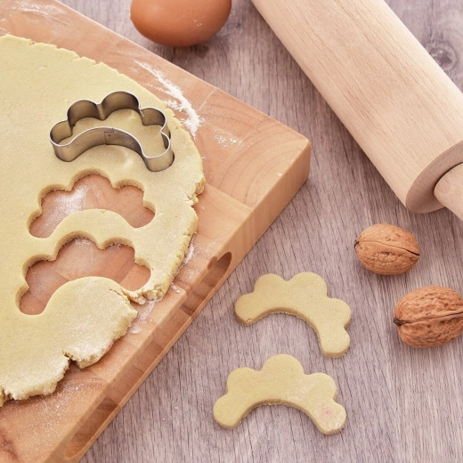 Makkelijk uitsteken in deeg en massa’s