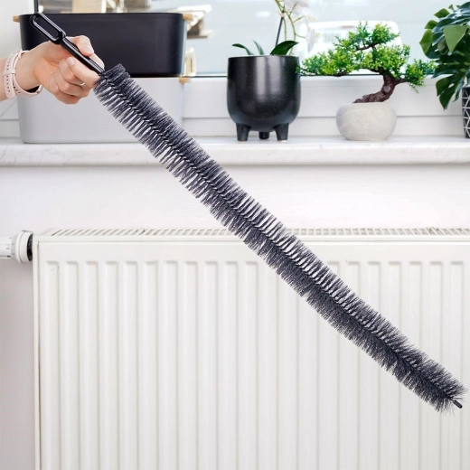 Lange radiatorborstel