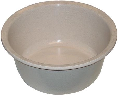 Kunststof wasbak 42 cm graniet